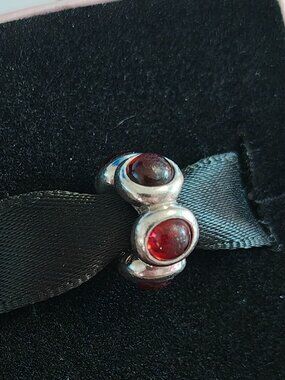 Authentic Pandora Garnet Cabochon Charm 790538GR Retired